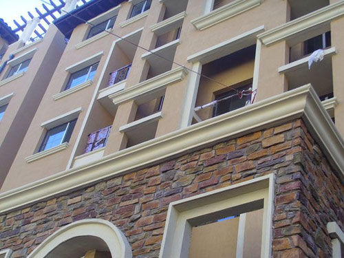  別墅小區(qū)所施工